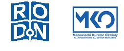 logo Radomskiego Ośrodka Doskonalenia Nauczycieli i Mazowieckiego Kuratorium Oświaty w Warszawie