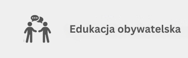 rysunek dwóch postaci rozmawiających, napis edukacja obywatelska, ze strony ORE.EDU.PL