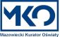logo Mazowieckiego Kuratorium Owiaty w Warszawie oraz napis Mazowiecki Kurator Owiaty