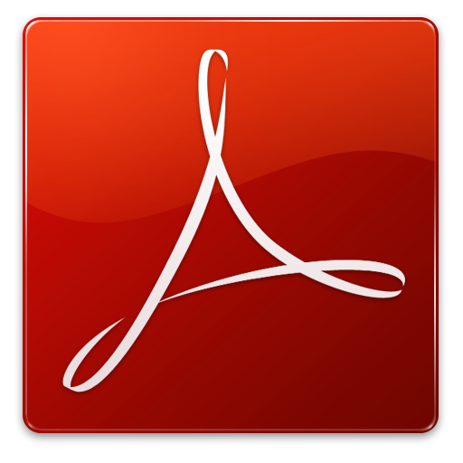 ikona programu AdobeReader jako oznaczenie dokumentu w formacie PDF